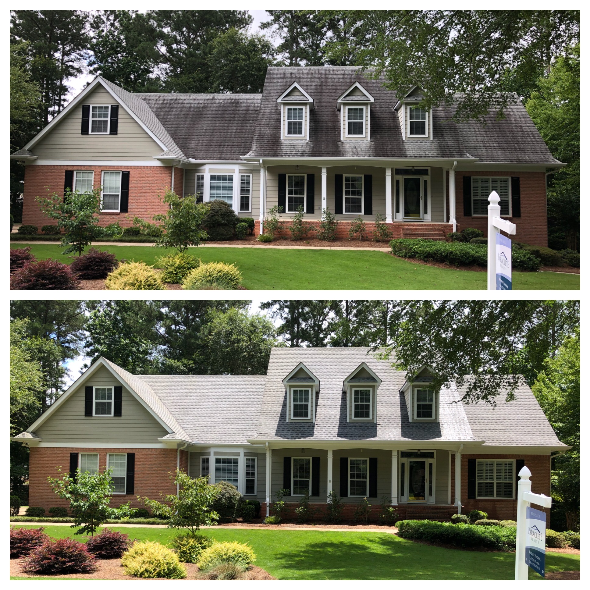 Superior house wash completed in Columbus, GA