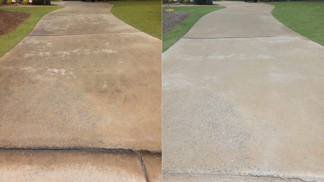 Amazing Driveway Cleaning Performed in Columbus, GA