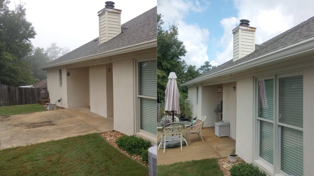 A’s Pressure Washing LLC recently completed a top quality house washing service in Phenix City, AL
