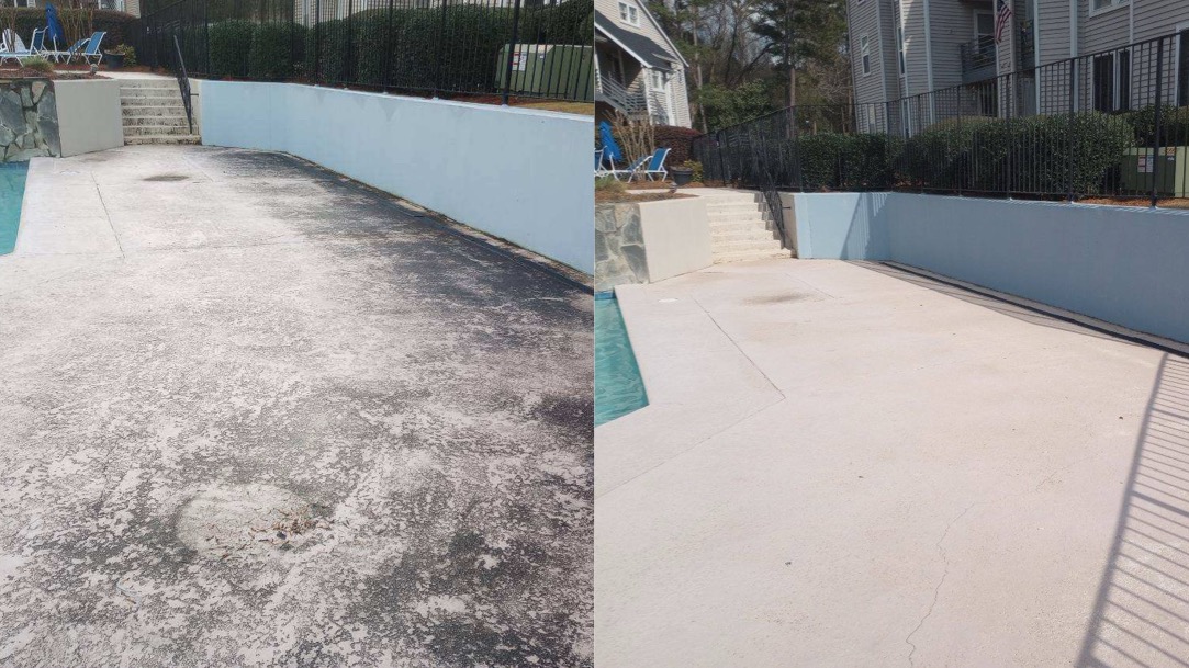 A’s Pressure Washing LLC recently completed a high-quality commercial pressure washing project in Fortson, GA