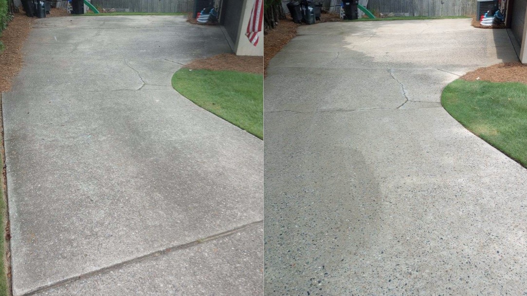 Spotless Results! A’s Pressure Washing Completes Another Driveway Cleaning Service in Columbus, GA