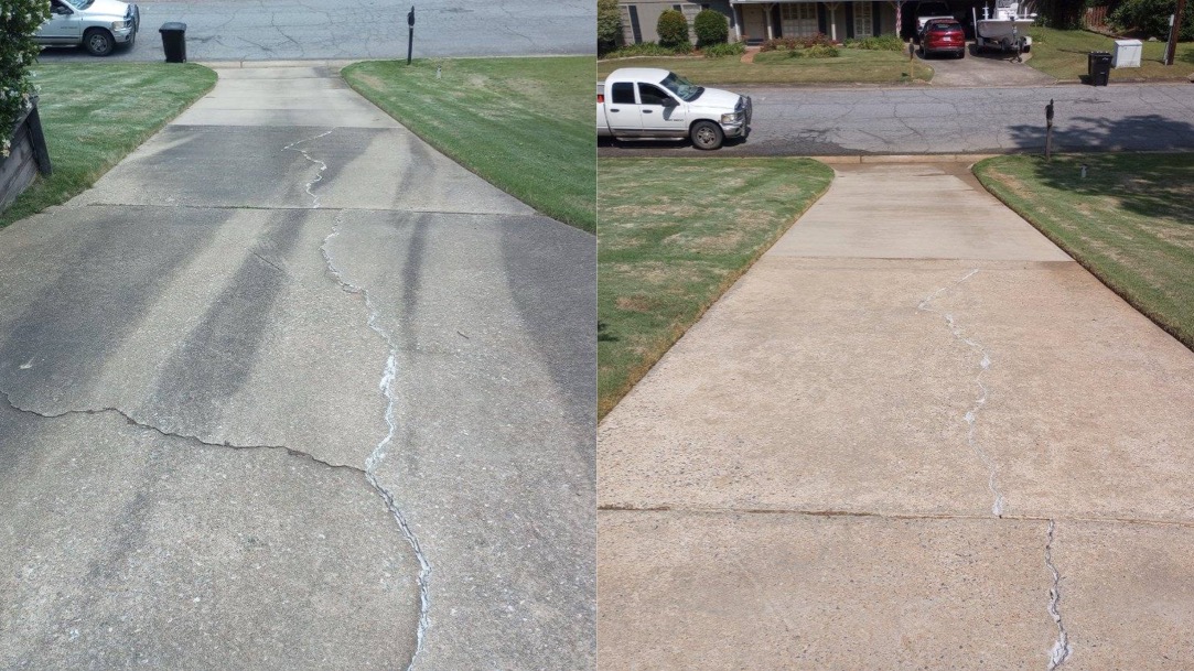 Top Quality Driveway Cleaning Service Performed in Columbus, GA (1)